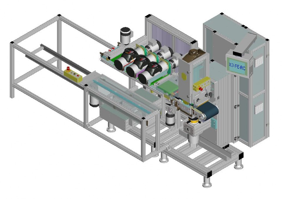 CENTRO SMERIGLIATURA FASCIONI IN GOMMA CON RACCOGLITORE AUTOMATICO V.2015